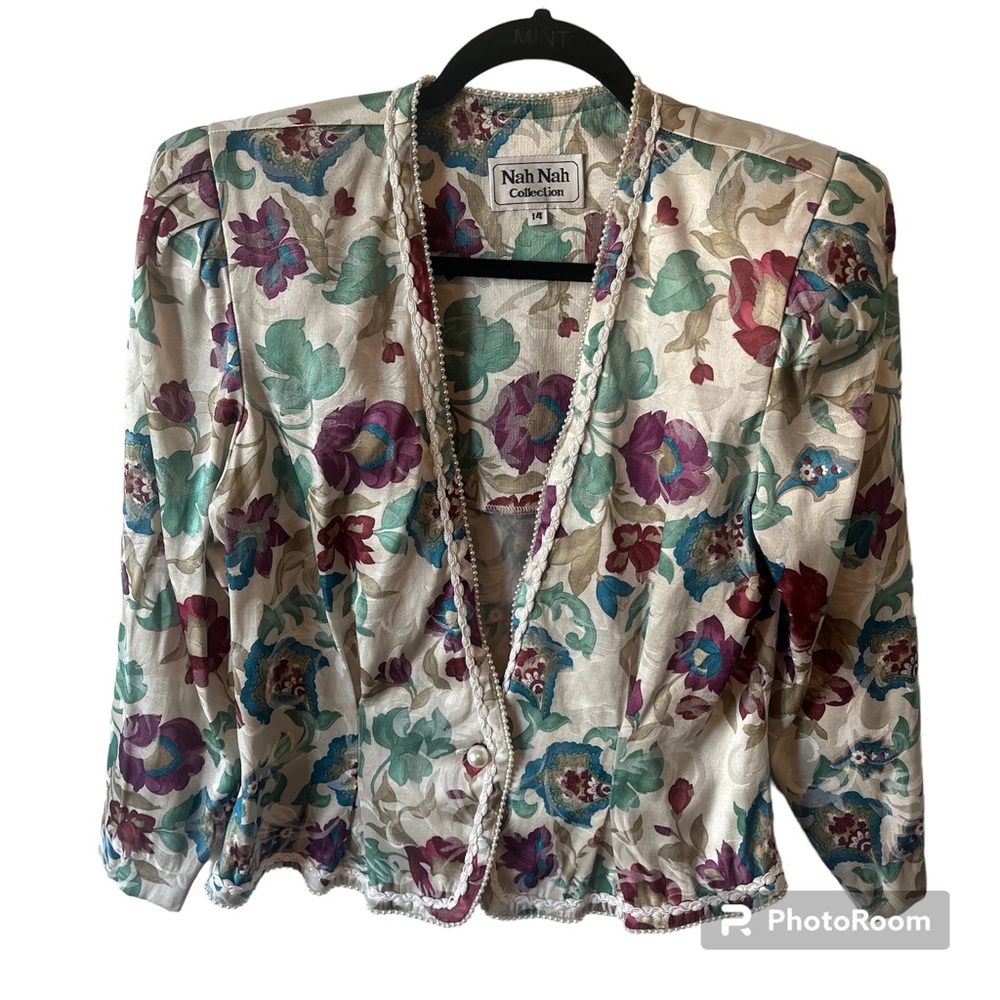 Vintage Patterned Jacket - image 1